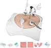 Teaching Model,Laparoscopic Simulated Training Box Kit with Light Source Camera set of Training Instruments and 9 Training Modules Laparoscopic Trainer Set Educational Use
