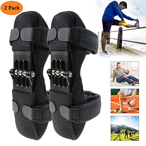 Boost de protection du genou, Power LiftsTibial Boost, Genouillères de soutien articulaire Rebonds puissants Rebonds de force de ressort Boost Protection du genou Puissant pour l'exercice, la course