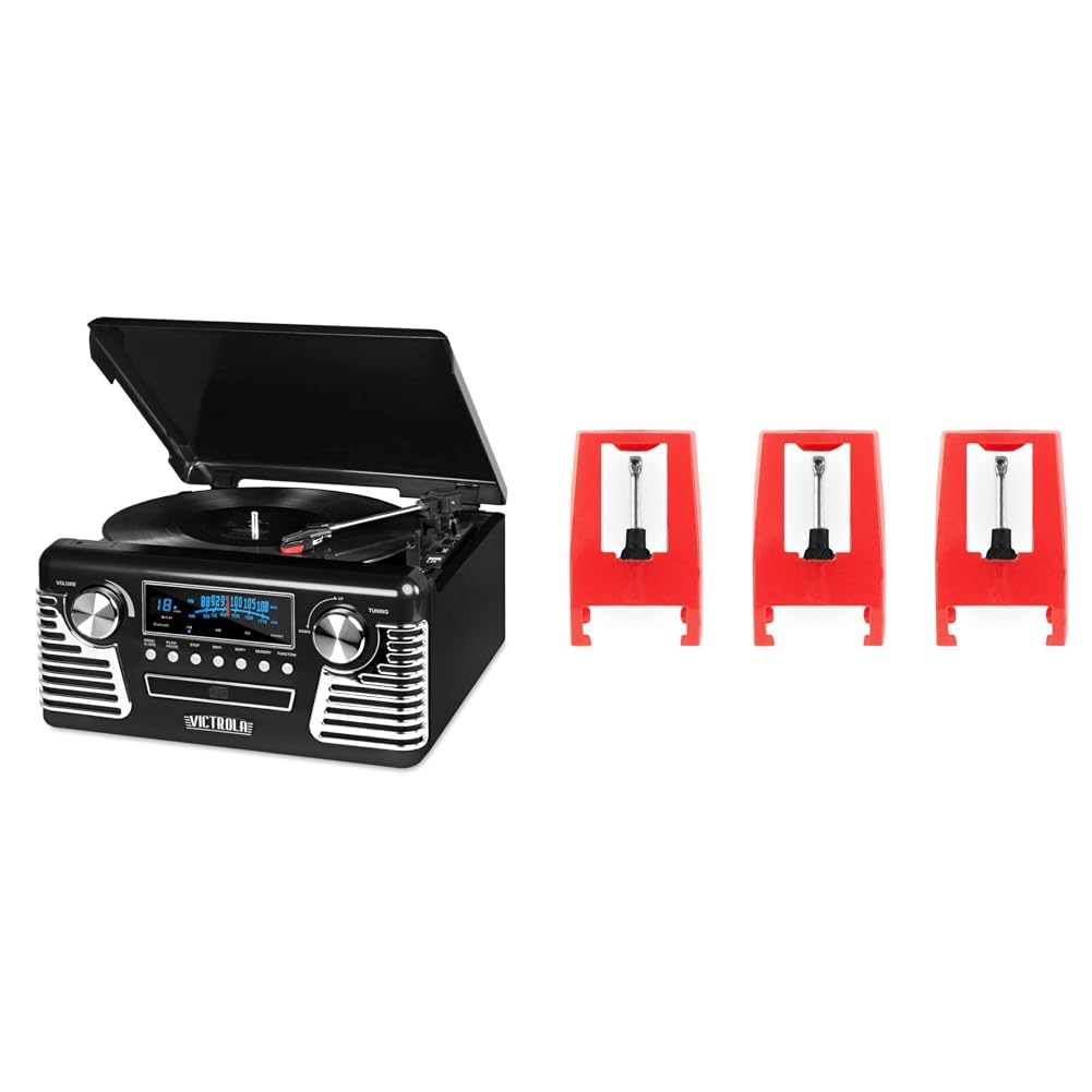 Amazon.com: Victrola 50's Retro Bluetooth Record Player