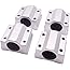 Sydien SCS10UU Linear Motion Ball Bearing CNC Slide Bushing Linear Roller Bearing Slide Block 10mm Inner Diameter 4Pcs