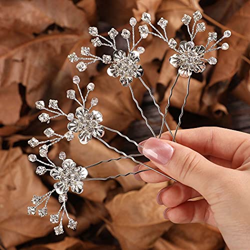 Fashband Fermagli per capelli con fiore per sposa