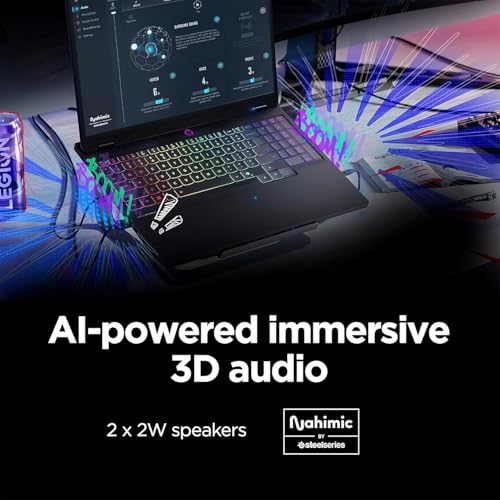 Legion 5i - Computer portatile da gaming Intel Core Ultra 9 275HX, GeForce RTX 5060, WQXGA (2560 x 1600), Windows 11 Home con cavo HDMI (32 GB di RAM, SSD PCIe da 1 TB) - Notebook - Immagine 6