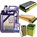 Produktbild QR-PARTS 69328072 Filter Set Inspektionspaket 10 Liter Motoröl Leichtlauf High Tech 5W-40 MANN-FILTER Innenraumfilter Luftfilter Ölfilter