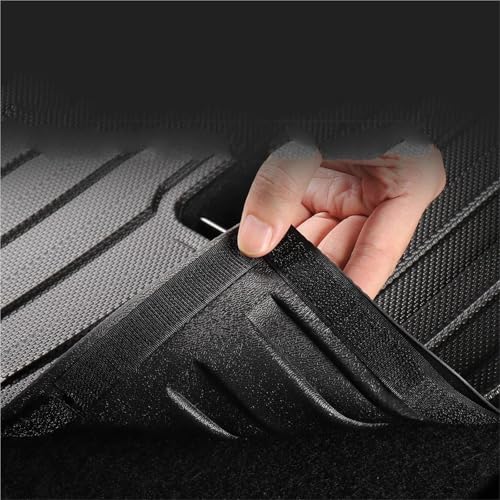 Tapis de coffre Tesla Model Y protection sur mesure en cuir durable - 6