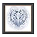 Produktbild iMucci 5D Diamant-Gemälde, kompletter Bohrer, Stickerei, Strass-Skreuzstich Kunst Handwerk für Zuhause Wanddekoration Pferd 40 x 40 cm