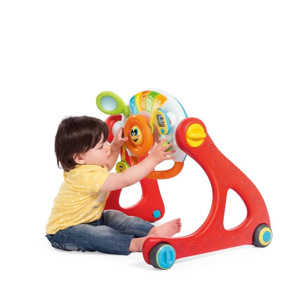 Chicco Grow and Walk 4in1 Baby Aktivitäts Spielzeug und Lauflernhilfe, Lernspielzeug mit manuellen Aktivitäten, Lichtern und Geräuschen, Abnehmbares Elektronisches Panel - Baby Spielzeug 3-36 Monate