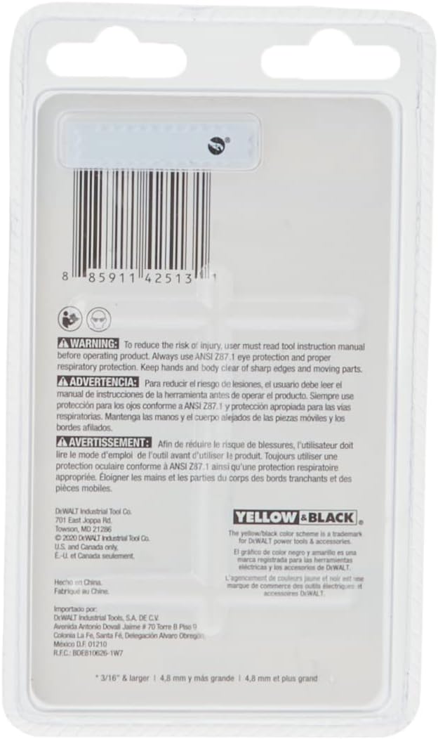 DEWALT Drill Bit Set, Impact Ready, Titanium Nitride Coated, 7-Piece (DD5157)