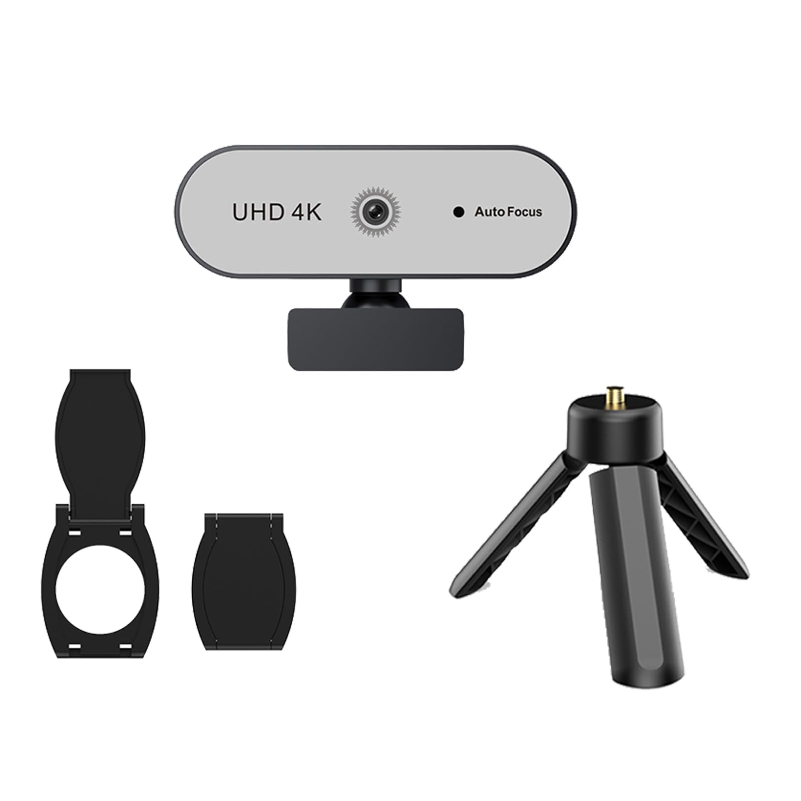 AutoFocus - Telecamera con treppiedi e copriobiettivo protettivo per una perfetta compatibilità, Webcam AutoFocus