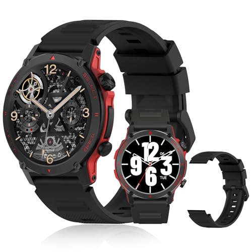 PEJE Relógio Smartwatch com Pulseira Extra - Tela AMOLED 1.43" Te...