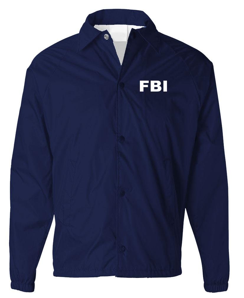 The GoozlerFBI - Bureau Novelty Duty Costume Jacket - Mens Coaches Jacket