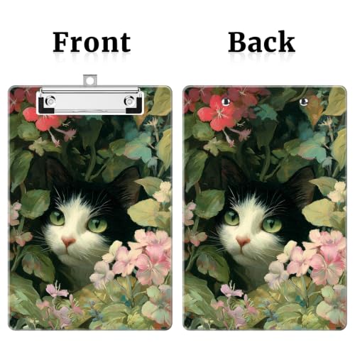 Image of Small Plastic Clipboard 6 x 9 in, Standard A5 Size Fashion Clip Board