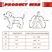 PUPTECK No Pull Dog Harness Soft Adjustable Basic Nylon Step in Puppy Vest Outdoor Walking with ID Tag Red