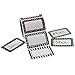 Black & White Name Tags (100 Pack) 3 1/2" X 2 1/4". Paper.