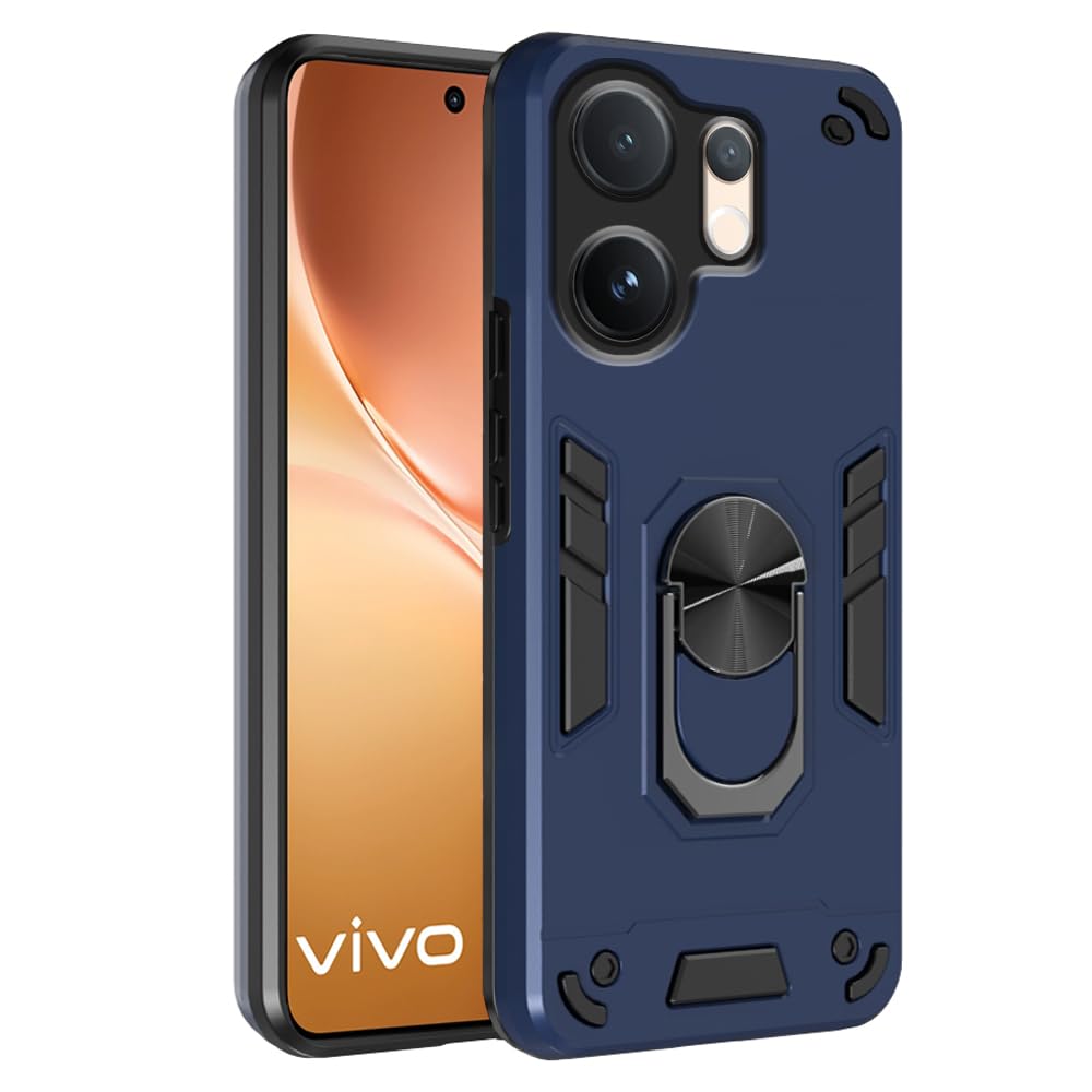 Realme P4 5G Armor Case - Rotating Ring & Kickstand -6