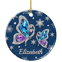 Butterfly (Denim Blue Background)