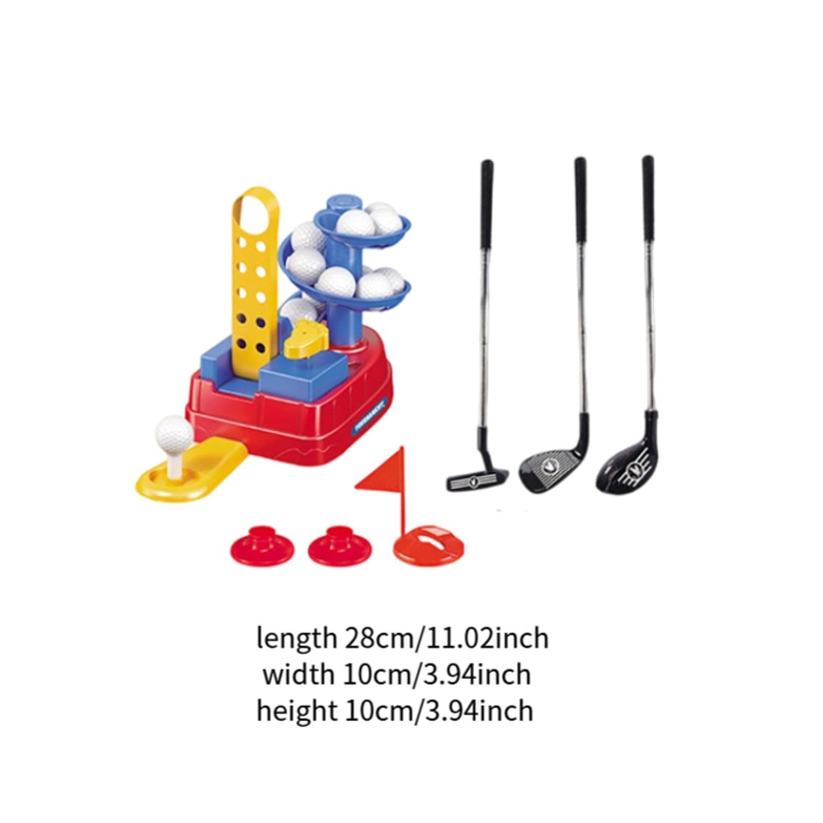 Jeu de Golf pour Développer La Motricité Fine, Ensemble D'entraînement, Jouet de 'extérieur pour Jardins, Parcs et Pelouses.