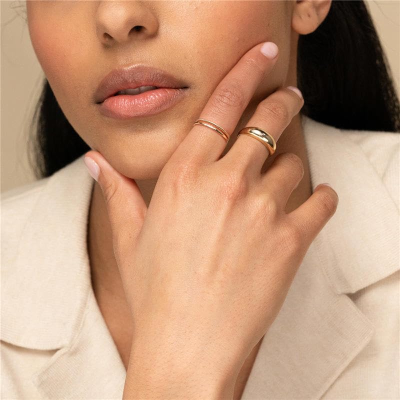 Fine Jewelry 925 Sterling Silver Gold-Plated Twisted Couple Wedding Rings (7)2