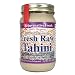 Fresh Pure Raw Tahini-Creamy-Smooth-Hulled-Sesame-Seed Butter In-Glass Low-Temp-Ground 100% Organic Certified USDA Vitamin-Protein-Antioxidant-Mineral-Nutrition Rejuvenative Foods-16oz