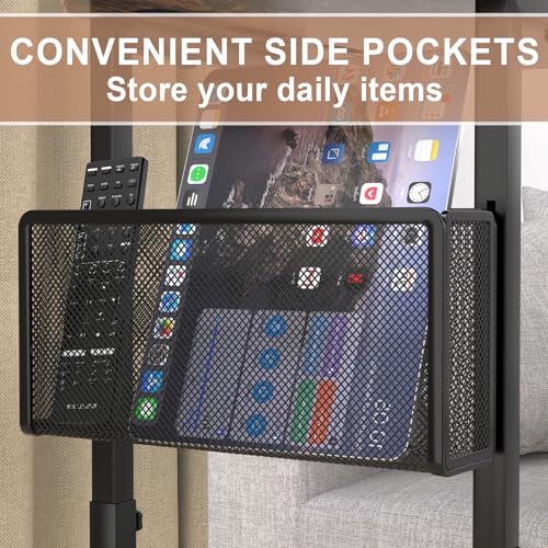 image for alentar Fashion TV Tray Table with Large Tabletop, Adjustable Sofa Tab