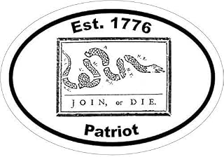 Patriotic Decal - Est.1776 Join Or Die Vinyl Sticker