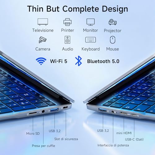 Image of Bmax X15 Pro Laptop, Intel N95 (4C /4T, Up to 3.4GHz, Beats N97 /N100 /N150) 16GB DDR4 512GB NVMe SSD, 15.6 inch FHD Slim Notebook Computer Windows 11 Pro, Wi-Fi 5, BT 5.0, USB-C for Home, Office & Students