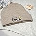 Custom Baby Name Gift Set – Handmade 4-Piece Organic Cotton Newborn Essentials with Blanket, Hat, Sweater & Pillow – Personalized Keepsake for Baby Shower – New Mom Gift Idea – Customize First Outfit