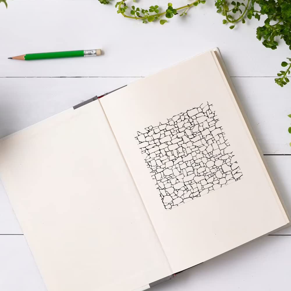Snapklik.com : ALIBBON Stone Background Clear Stamps For Card Making ...