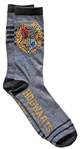 Hyp Harry Potter Hogwarts Men's Crew Socks 2 Pair Pack Shoe Size 6-12 #TOP1