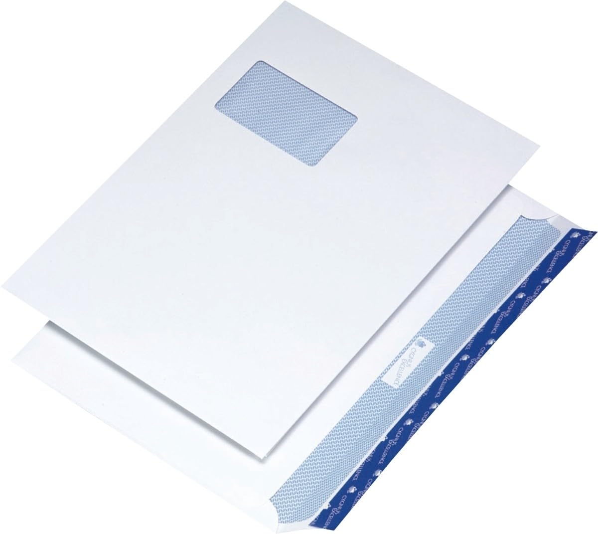 Versandtaschen C4 HK 120g/qm mit Fenster weiß VE=250 Stück