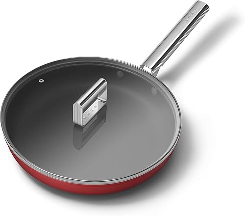 Miniatura 8 de Smeg Utensilios de cocina Sartén roja de 10 pulgadas