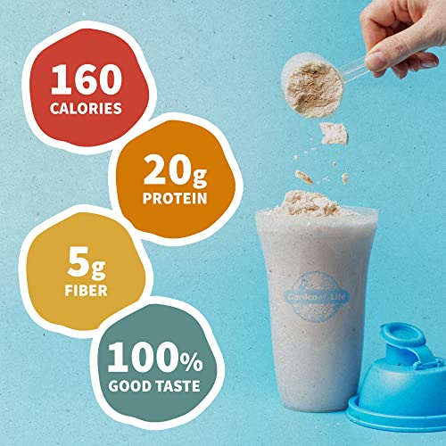 Garden Of Life FETEGT5171 Creamy Vanilla Cookie Protein Powder + Oatmilk 20G Organic Vegan Plant Based Protein thumb #1