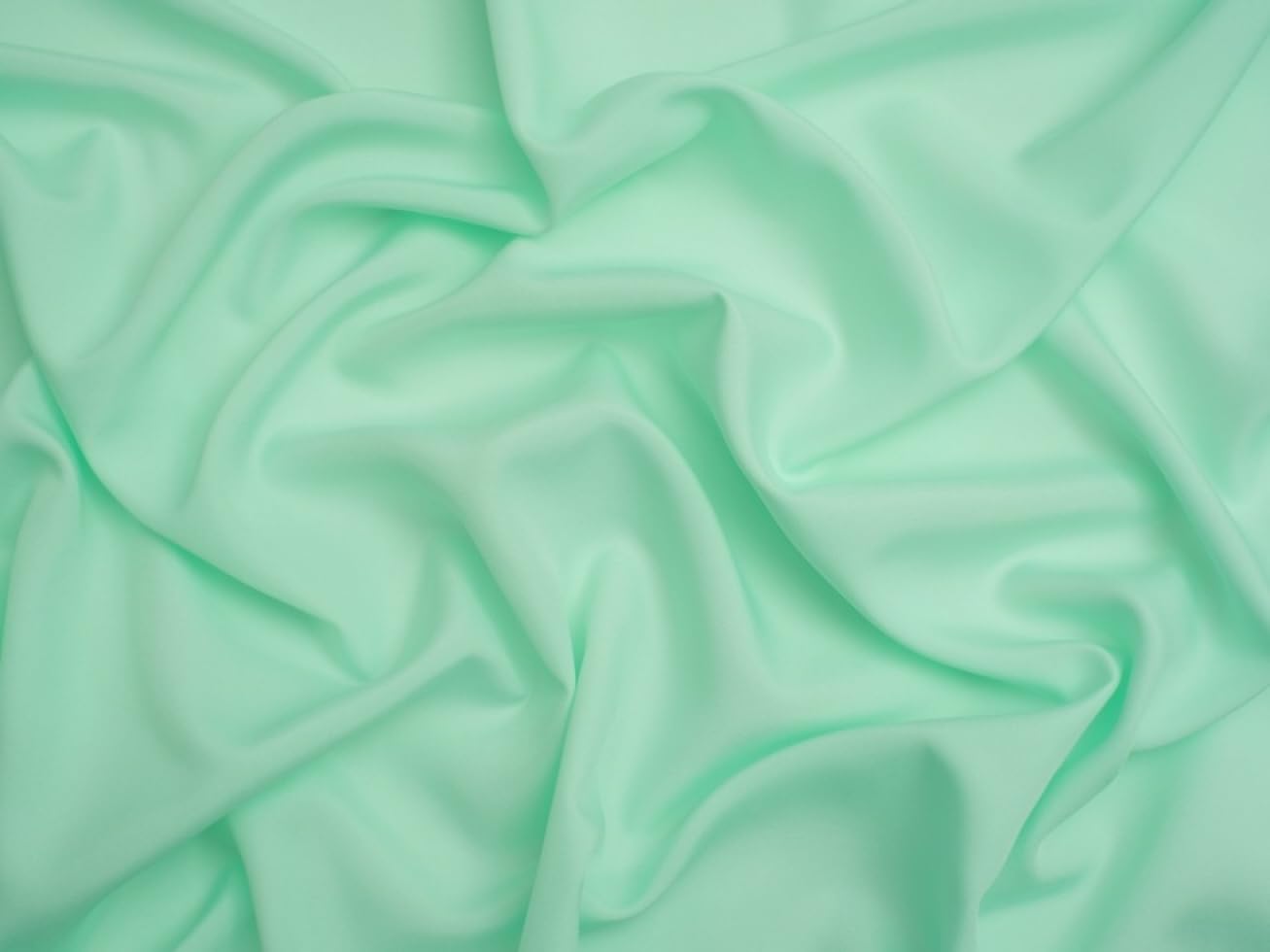 Minerva Soft Touch Crepe Fabric Mint Green - per metre
