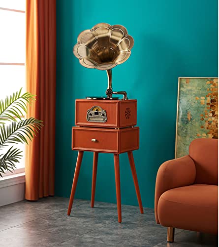 Style européen Gramophone Bois Massif rétro Vinyle Tourne-Disque Salon Maison à l’ancienne Haut-Parleur Tourne-Disque - Les Beatles, Paul McCartney, John Lennon, RIngo Starr, George Harrison Style européen Gramophone Bois Massif rétro Vinyle Tourne-Disque Salon Maison à l'ancienne Haut-Parleur Tourne-Disque