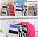 xtszlfj 5pcs Stainless Steel Hanger, S-Shape S-Type 5 Layers Multi-Purpose Hangers Storage Rack for Clothes Pants Jeans Scarf Tie