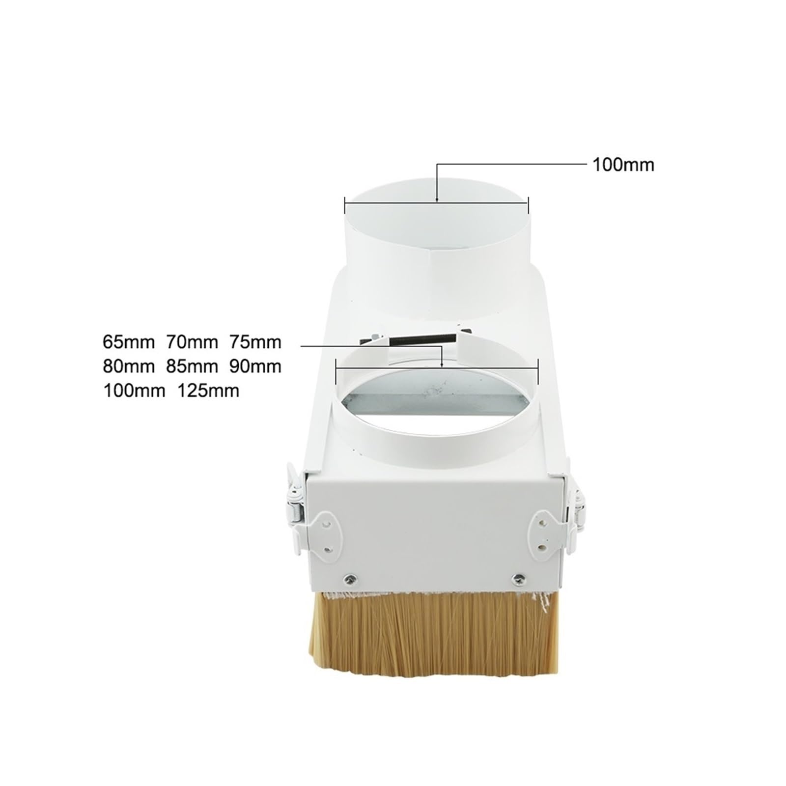 Colector de zapatos de polvo de husillo CNC, 1 unidad, colector de polvo CNC, diámetro de la cubierta del husillo de 65, 70, 75, 80, 85, 90, 100, 125 mm (80 mm)