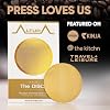 ALTURA The DISC Stainless Steel Filter for AeroPress Coffee Makers Reusable Metal Filter Replacement for Rich Flavor, Travel, and Eco-Friendly Brewing (Limited Edition GOLD)