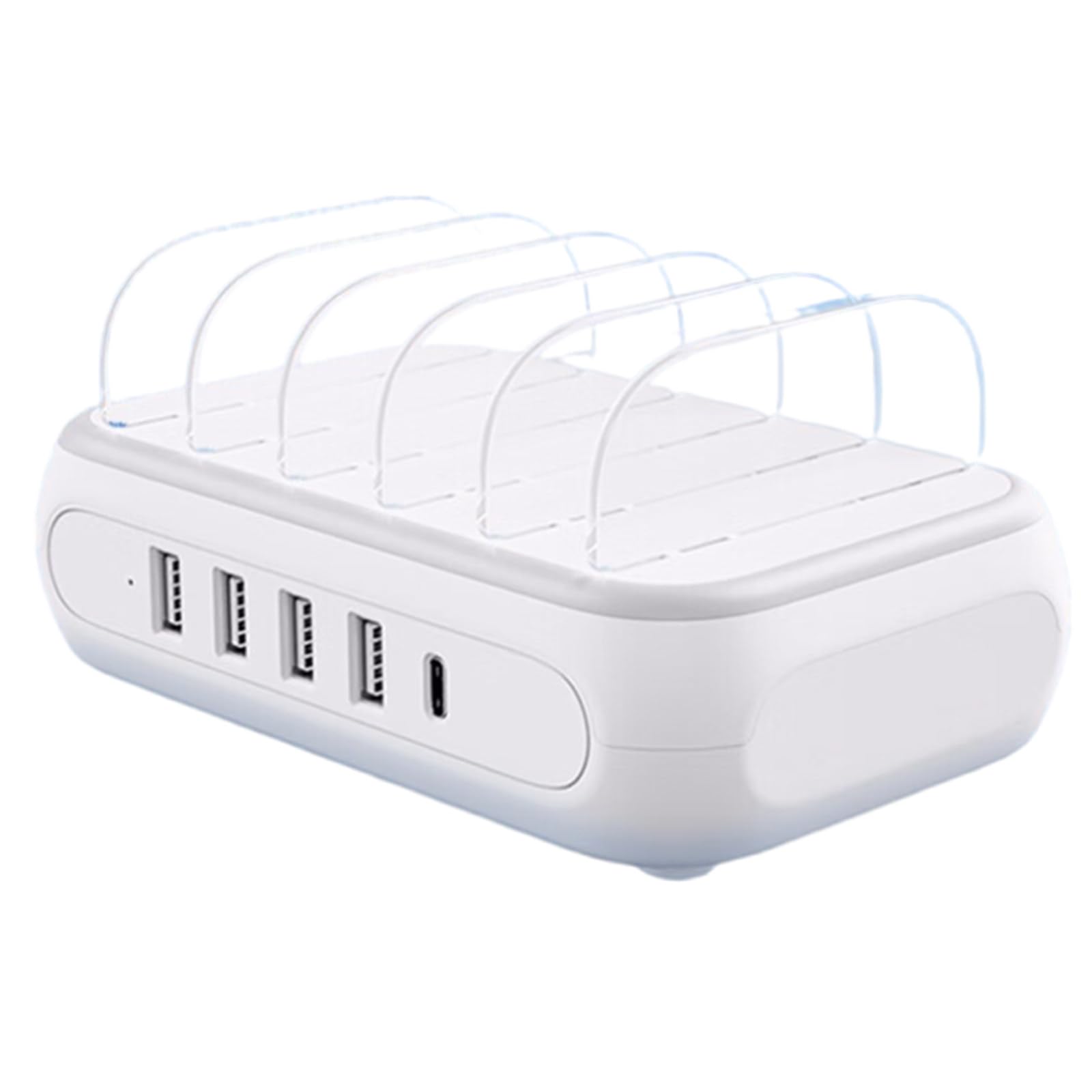 Chargeur USB multi-ports et boîte de rangement pour organiser le salon et charger en famille