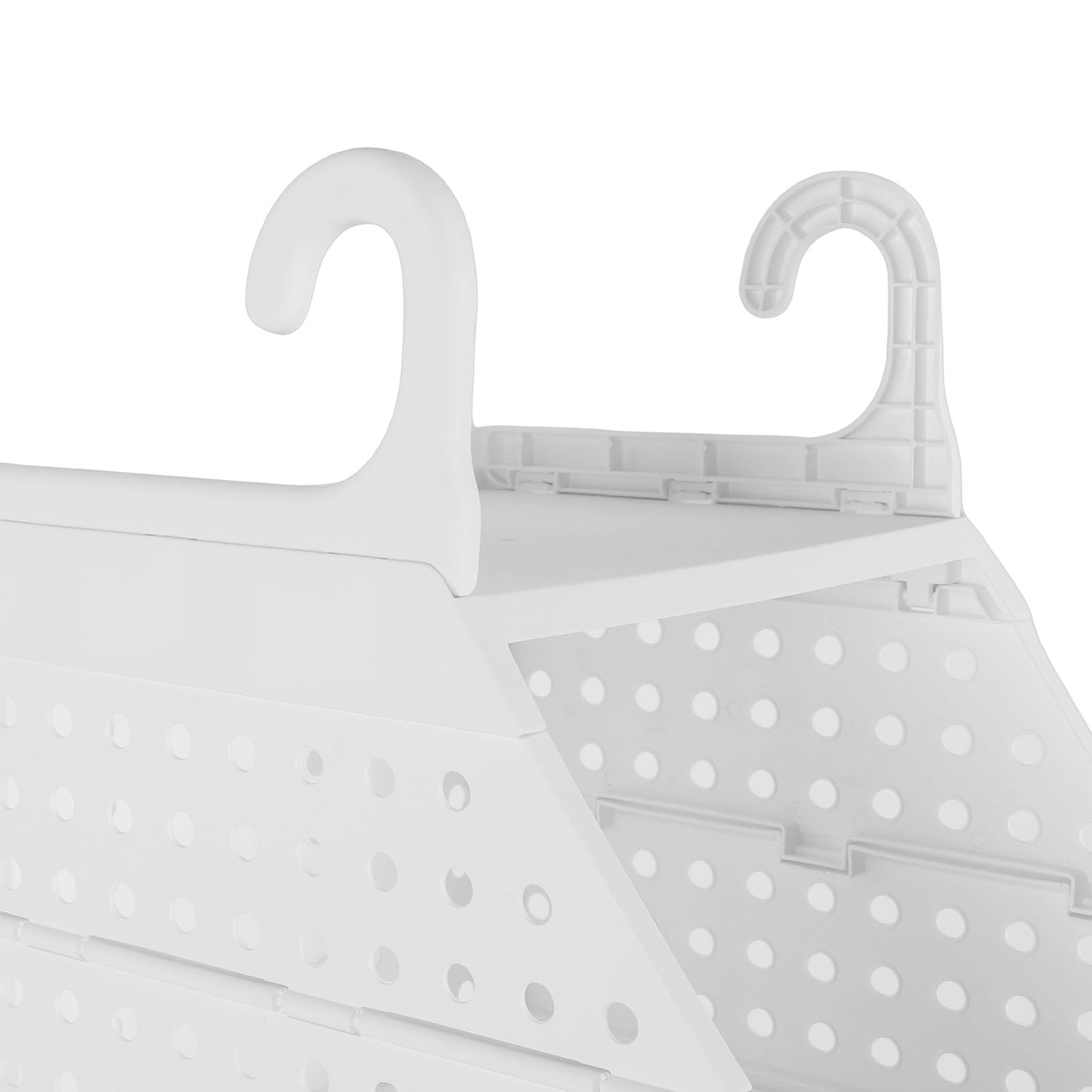 Organizador colgante para armario, cesta de almacenamiento plegable de gran capacidad para dormitorio, lavandería, dormitorio (4 Layers)