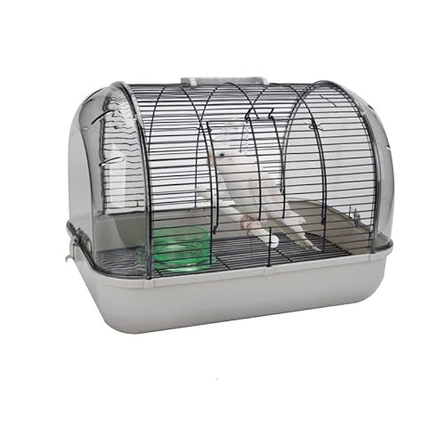 OXIZER 鳥 キャリーケージ 鳥かご お散歩ケージ お出かけ バードキャリア 鳥の巣 外出 小動物用 持ち運び 持ち手付き 旅行 通院 移動 防災 止まり木付き 通気 透明 インコ オウム 組み立て式 鳥小屋 巣箱 バードハウス ペットバッグ 屋外 屋