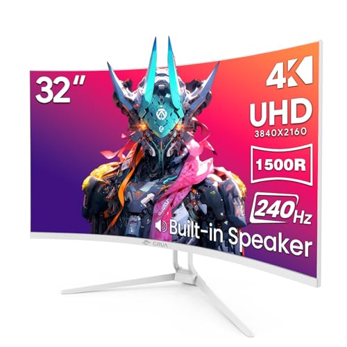CRUA 32-inch Curved Gaming Monitor