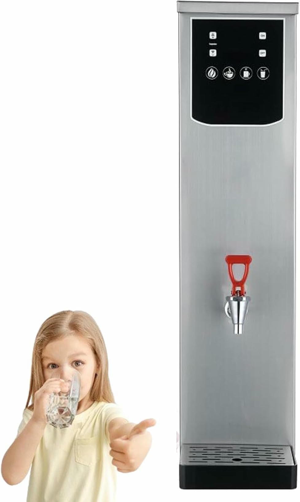 Bouilloire en acier inoxydable de 20 litres, excellence thermique et remplissage automatique