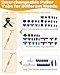 Super PDR Paintless Dent Repair Kit – Complete Car Dent Puller Tool Set with Slide Hammer, T-Bar, Bridge Puller & Lifter – Fix Auto Body Hail Damage, Door Dings, and Car Panel Dents