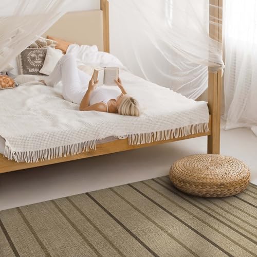 Tapis vinyle 150x225 cm grand format PVC deco maison rectangulaire