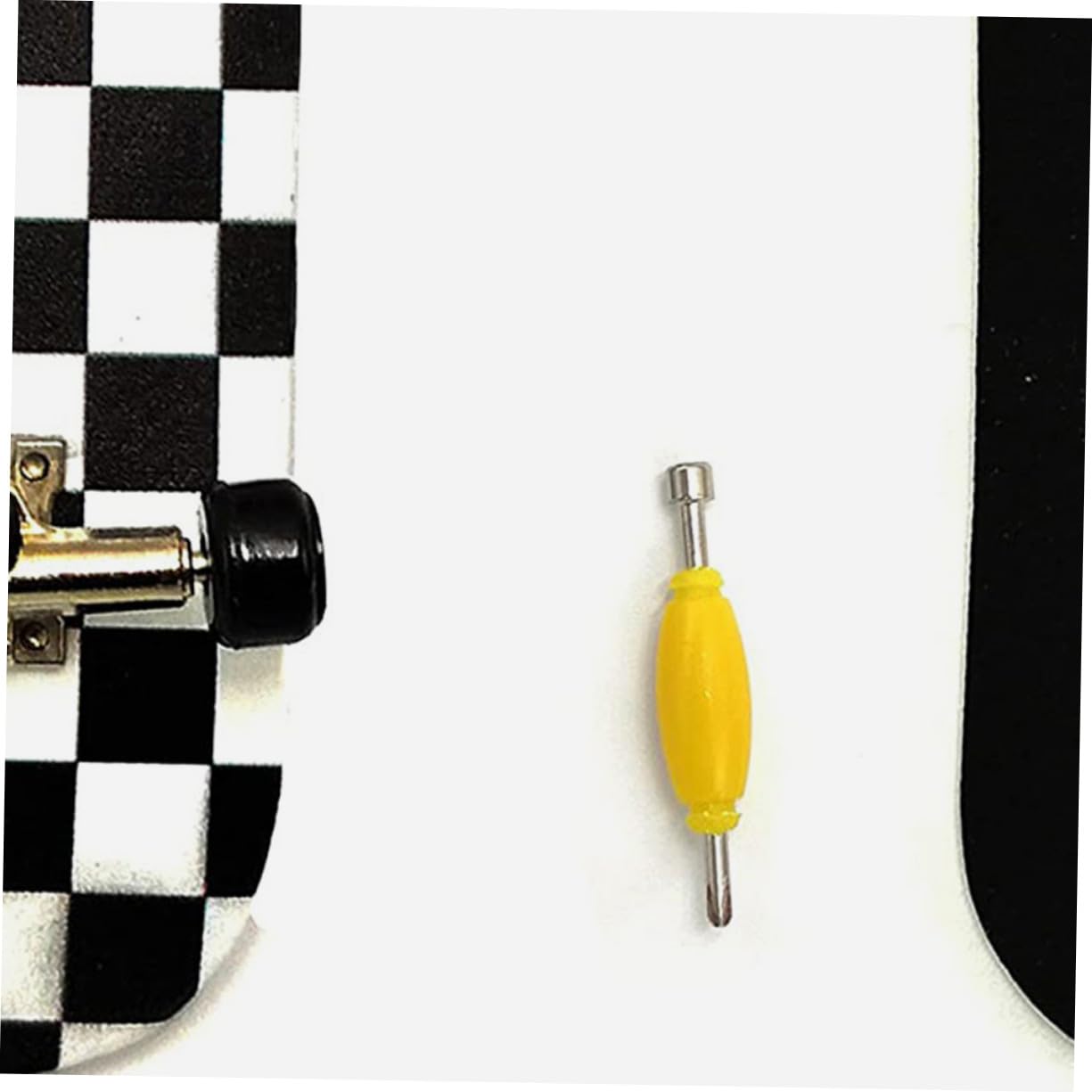 TOYANDONA Destornillador para Diapasones de Doble Punta, Kit Reparación Fingerboard Metálico 12 Piezas para Tornillos Pequeños
