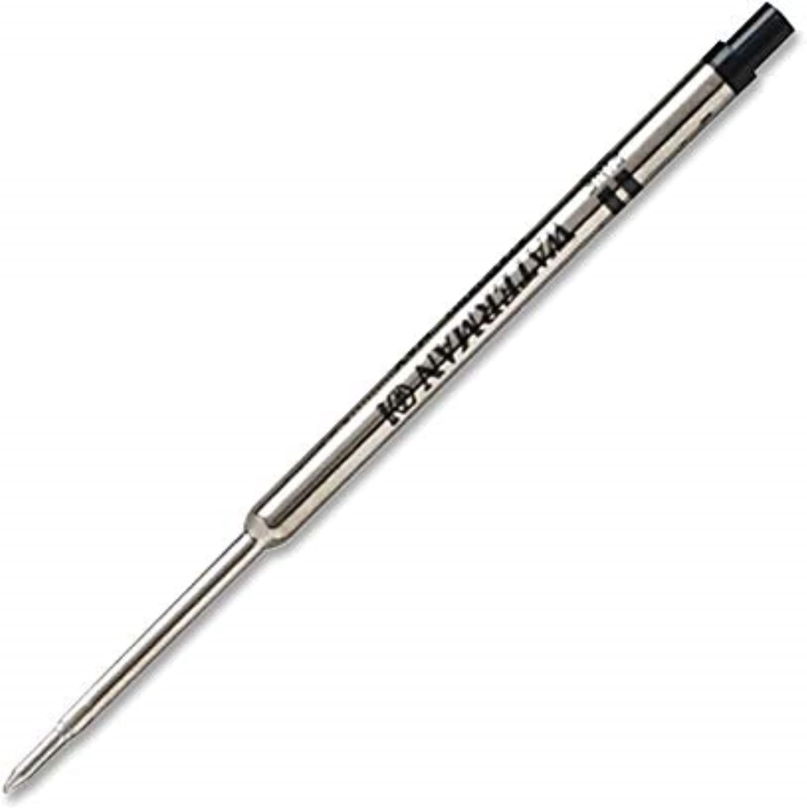WATERMAN Ballpoint Pen Refill, Medium Point, Black Ink (834254)