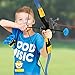 Goldboy Kids Archery Bow and Arrow Toy Set, Blue, Ambidextrous, 8 inches Draw Length
