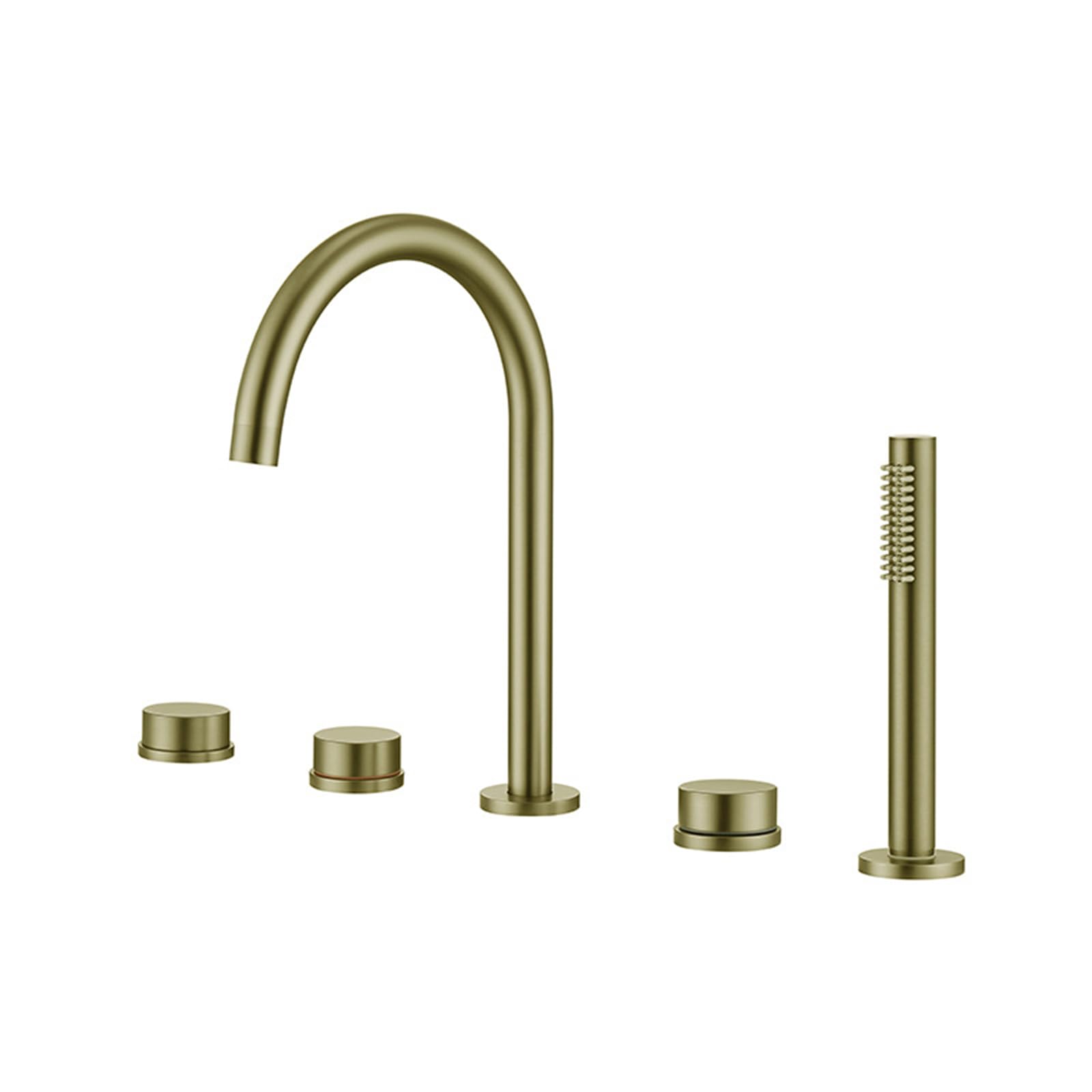 ZQFHSX Double Handle Chrome Bathroom Faucet with Pull Out Sprayer High Arc Kitchen Mixer Tap Tub and Sink Water Set LWX
