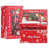 TsunNee 20PCS Christmas Muffin Boxes Cupcake Boxes 2 Hole Cupcake Carrier with Inserts, Xmas Treat Boxes Gift Boxes, Cookies Gift Baking Boxes for Christmas Pastries Brownies Party Supply