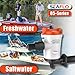 SEAFLO 05 Series 800 GPH Angled Baitwell/Livewell Pump- 12V DC, Detachable Motor, Corrosion-Resistant Submersible Aerator for Freshwater and Saltwater Use - CE & Rohs Certified-4 Year Warranty.