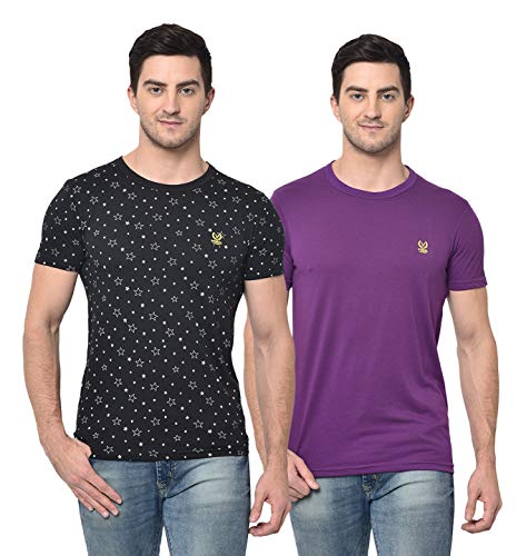 Image of Mack Jonney Regular Fit Mens Tshirts(Pack of 2-MACK631961)